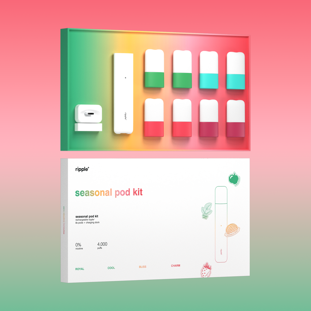 SEASONAL POD KIT | Rechargeable Aroma Diffusers | Nicotine Free