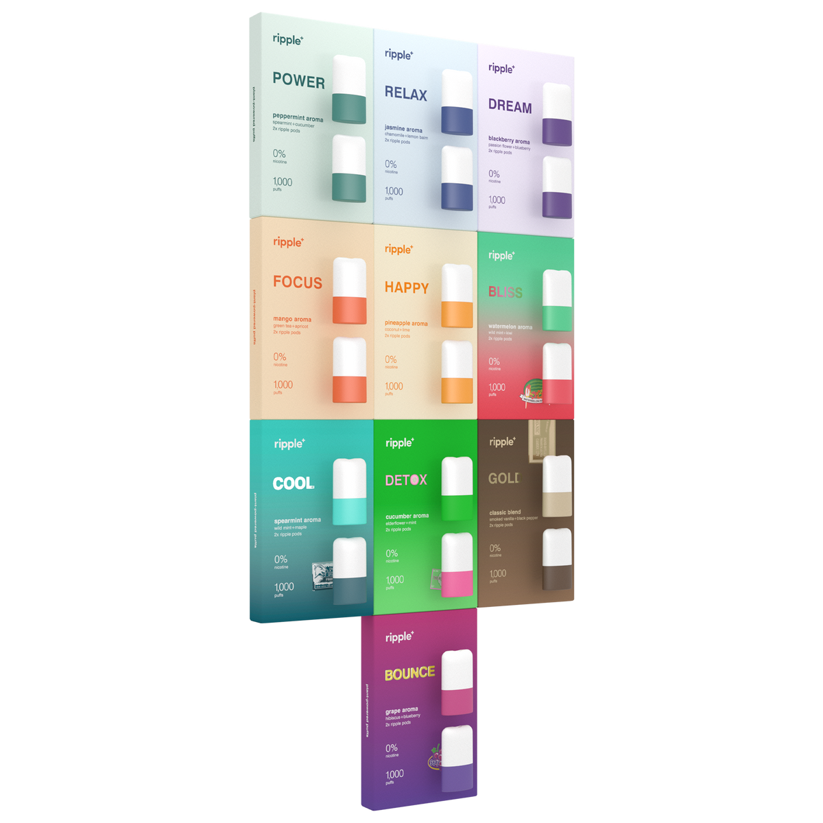 COMPLETE POD SET | All Aromas | Nicotine Free