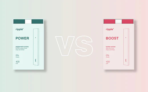 fum vs ripple vape POWER Personal Diffuser vs. BOOST Personal Diffuser