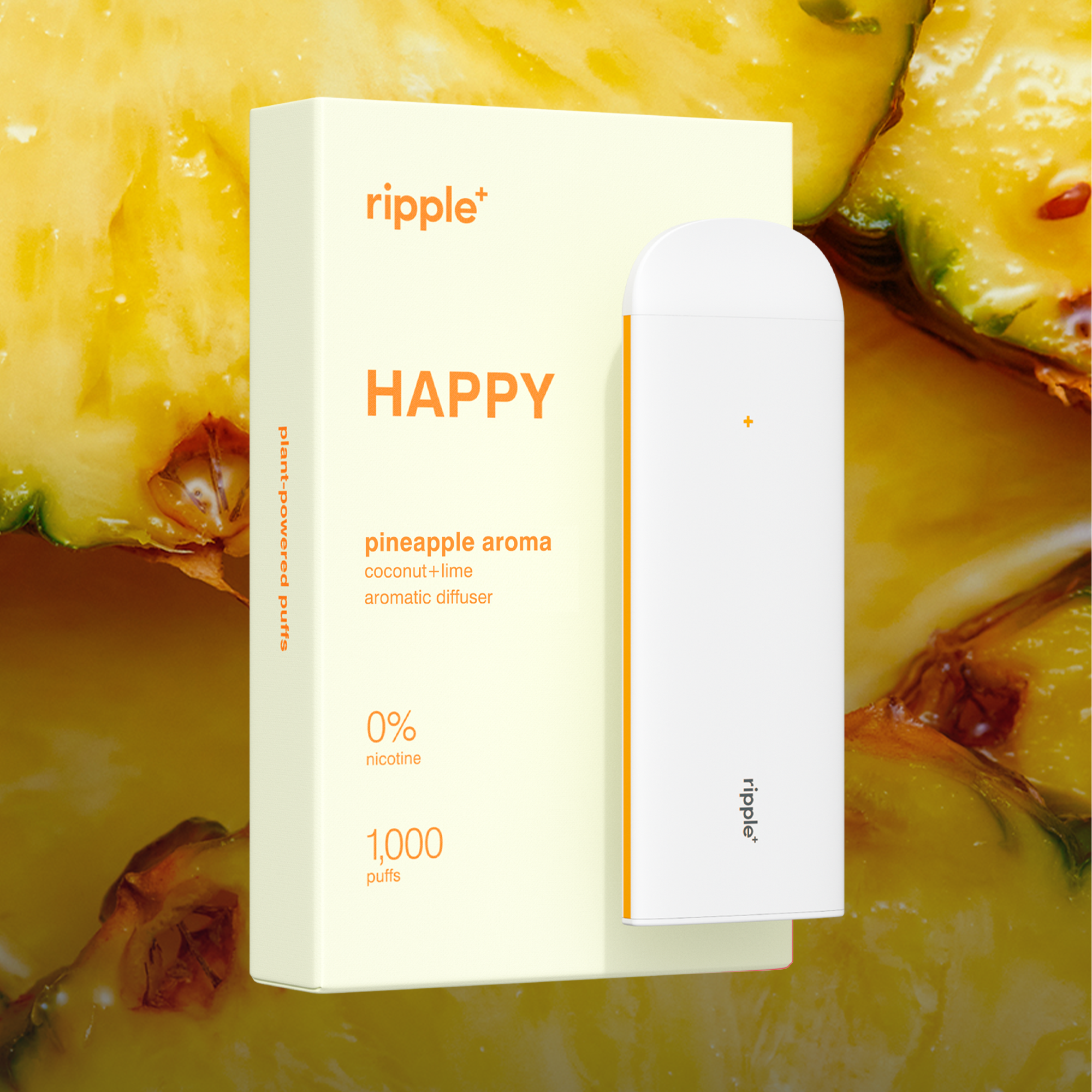 HAPPY | Pineapple Aroma Diffuser | Nicotine Free HAPPY | Pineapple Aroma Diffuser | Nicotine Free