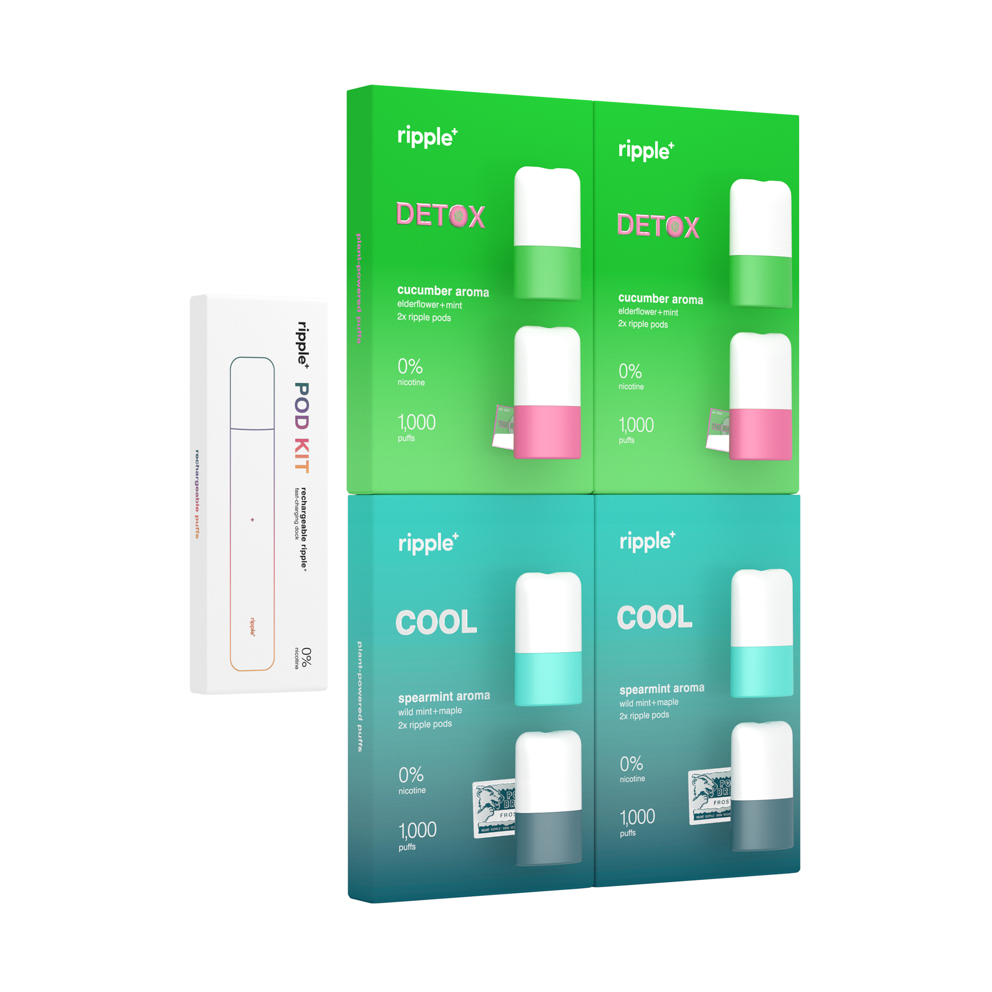 DETOX + CHILL | Cucumber Spearmint Aroma Diffuser | Nicotine Free