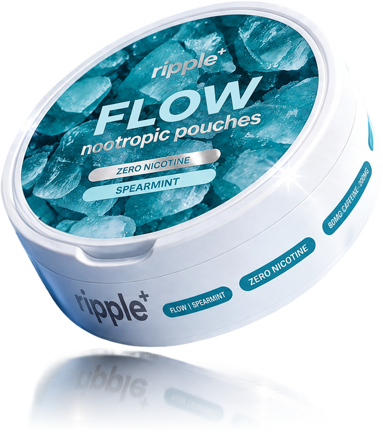 ripple+ Flow nootropic pouch can, closed